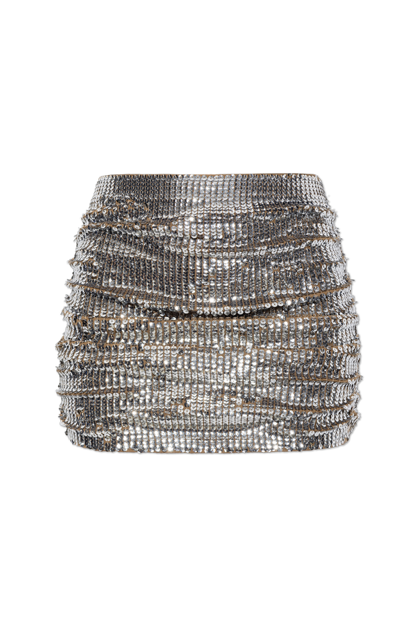 Wool skirt with shimmering sequins od Dsquared2