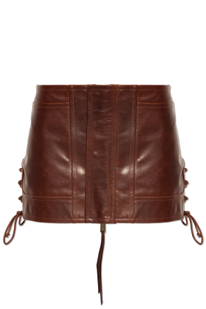Kurzer lederrock od Dsquared2