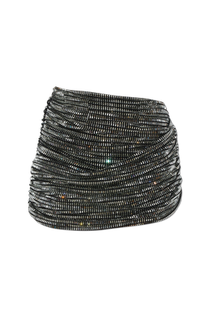 Short sequin mini skirt