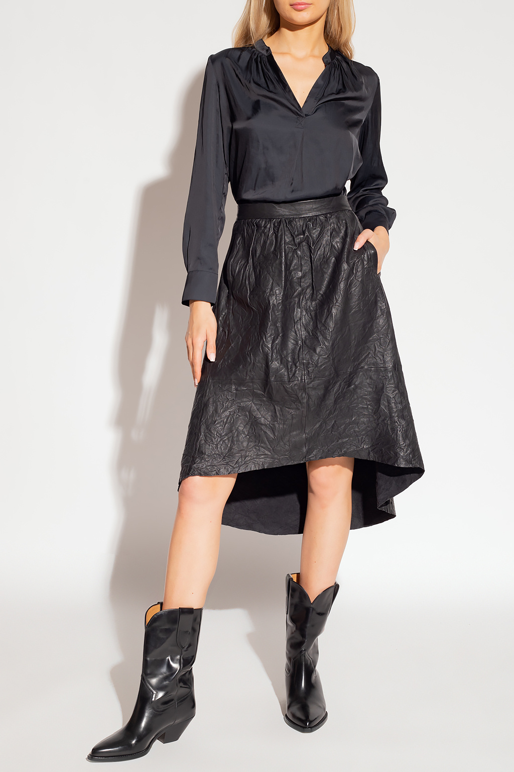 Zadig & Voltaire ‘Josilyn’ leather skirt