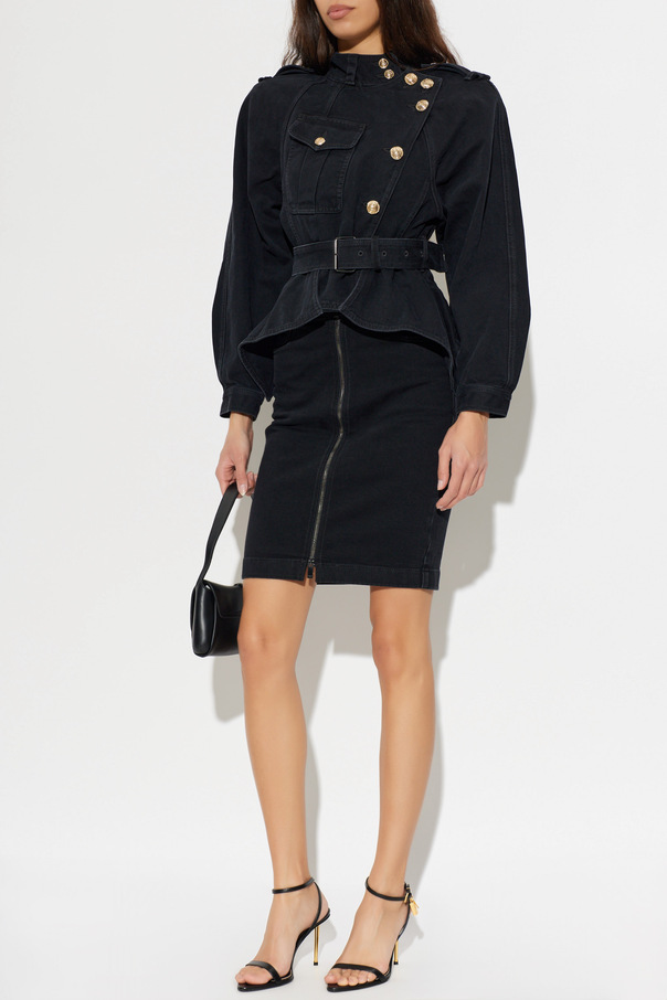 Balmain Džínová sukně