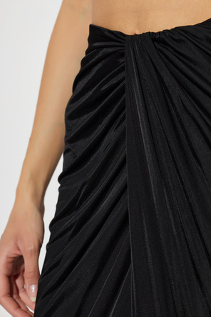 Balmain Długa spódnica z drapowaniem