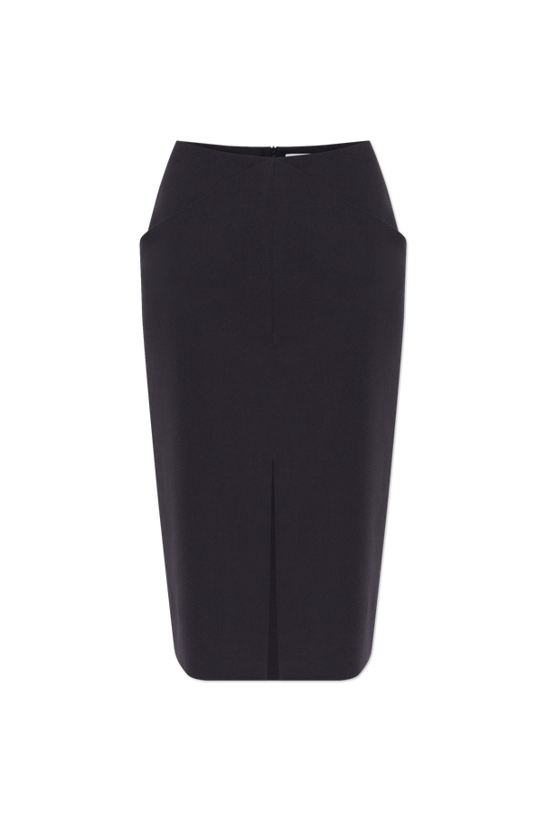 Balmain Wool pleated skirt