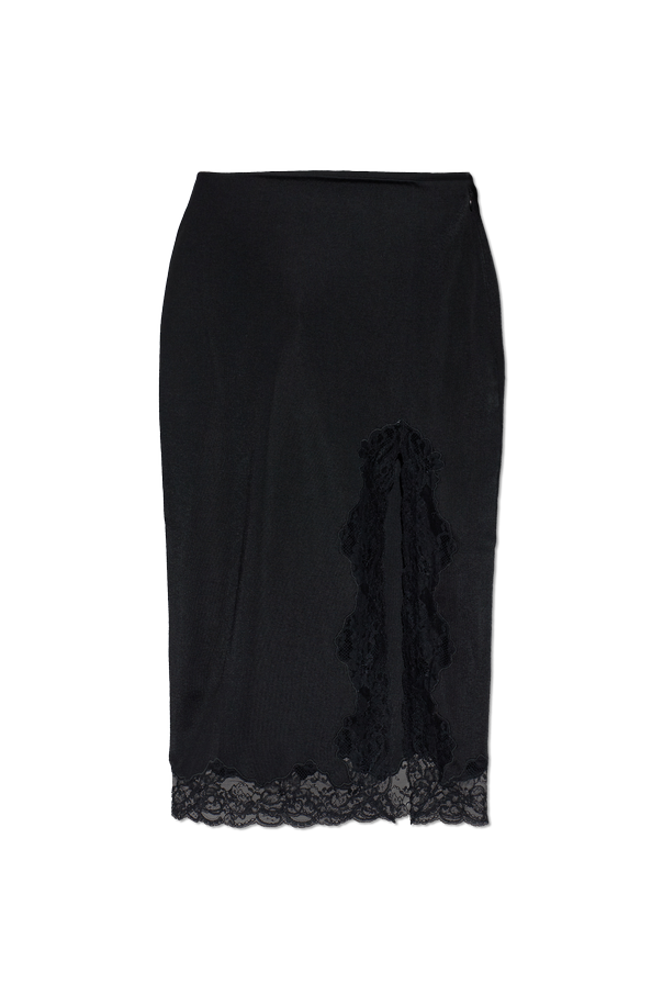 Skirt with lace trim od Balmain