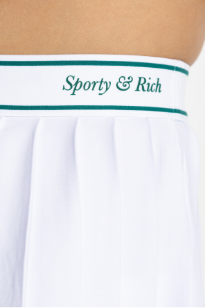 Sporty & Rich Pleated skirt