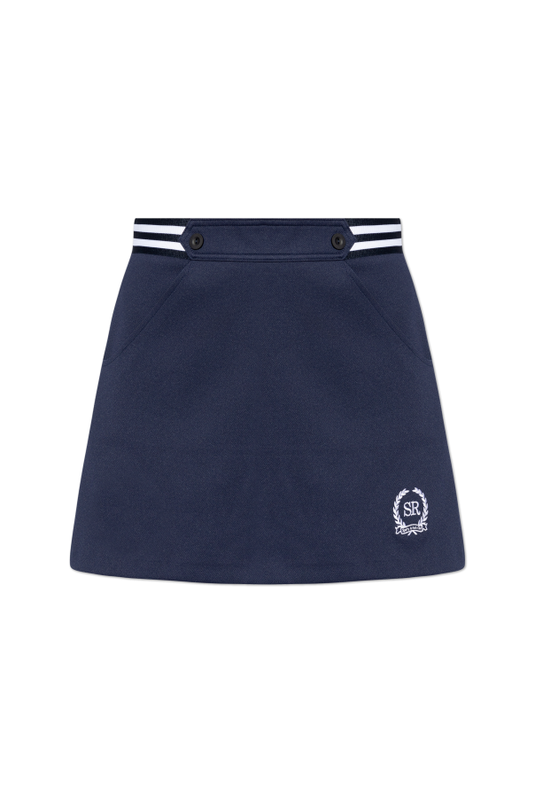 Sporty & Rich Skirt with logo