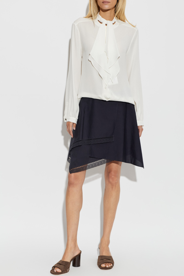JW Anderson Skirt with lace inserts
