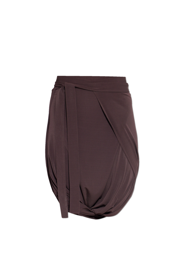 Skirt with decorative draping od Lemaire