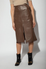 Aeron ‘Renfrow’ leather skirt