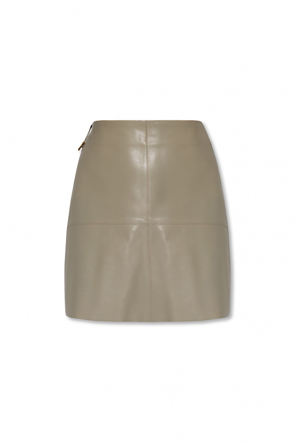 Aeron ‘Amarilla’ leather skirt