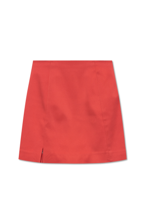 ‘Flor’ satin skirt