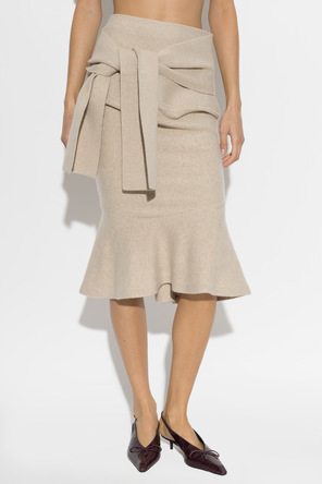Jacquemus Falda de lana ‘Fiocco’
