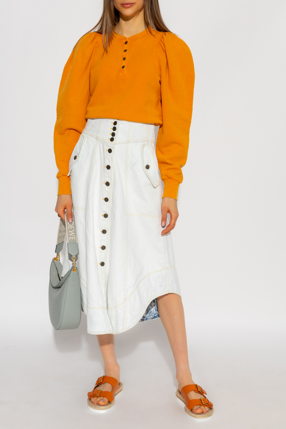 Ulla Johnson ‘Adrian’ denim skirt