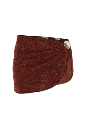 Skirt with lurex thread