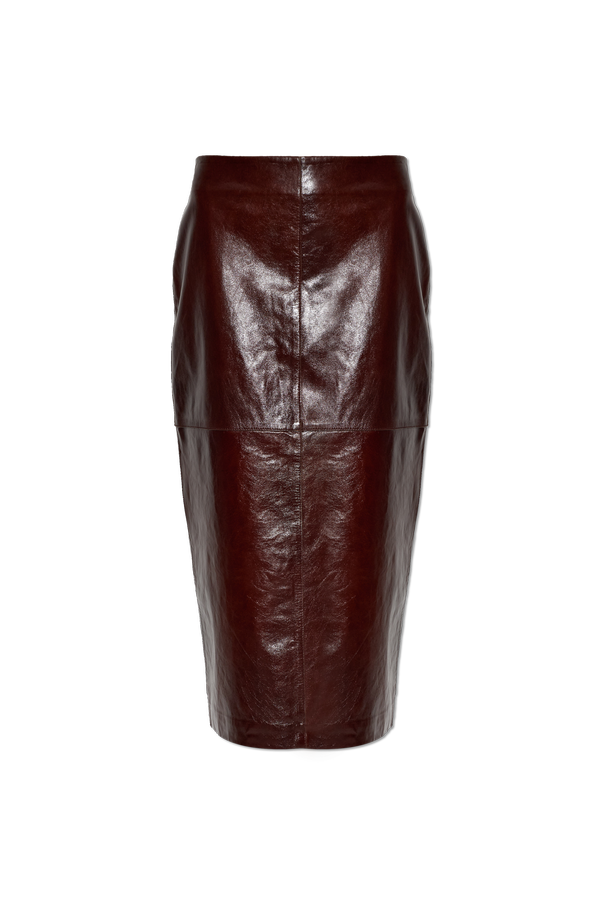 Sportmax ‘Lappole’ leather skirt
