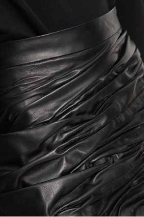 The Mannei ‘Nitto’ leather skirt