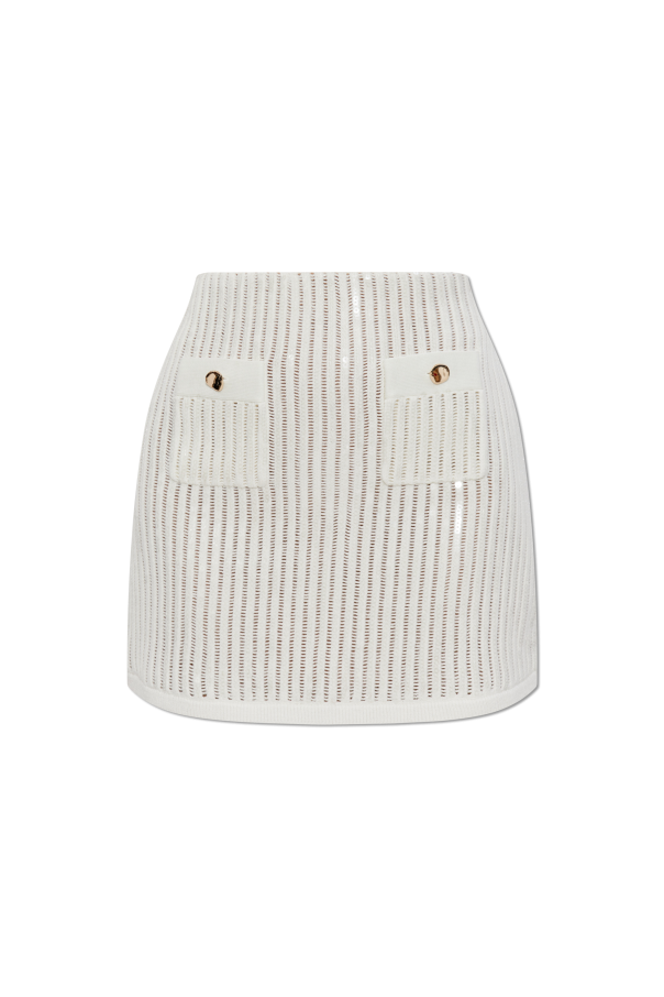 Self-Portrait Short skirt with shimmering sequins