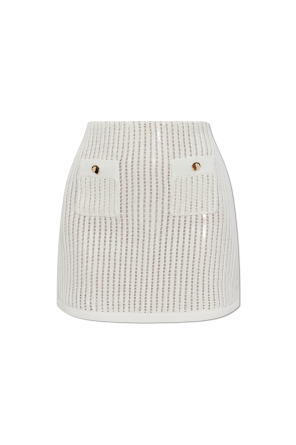 Short skirt with shimmering sequins