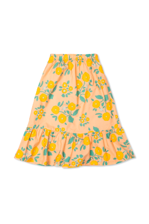 Skirt with floral pattern