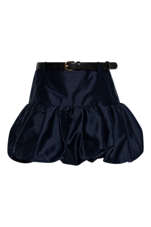 Skort with belt