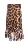 Ganni BROWN Skirt with ruffles