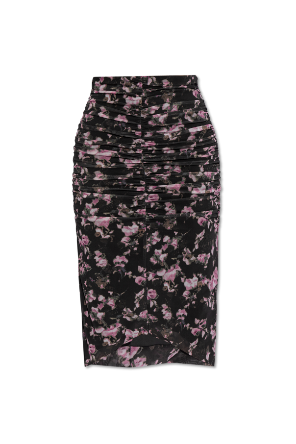 Ganni Floral Motif Skirt