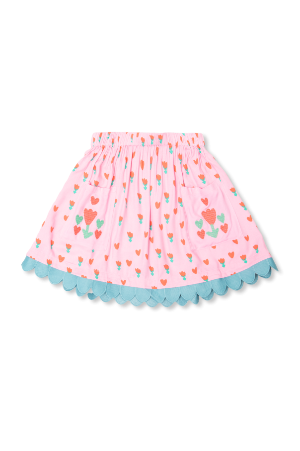Stella McCartney Kids Skirt with floral motif