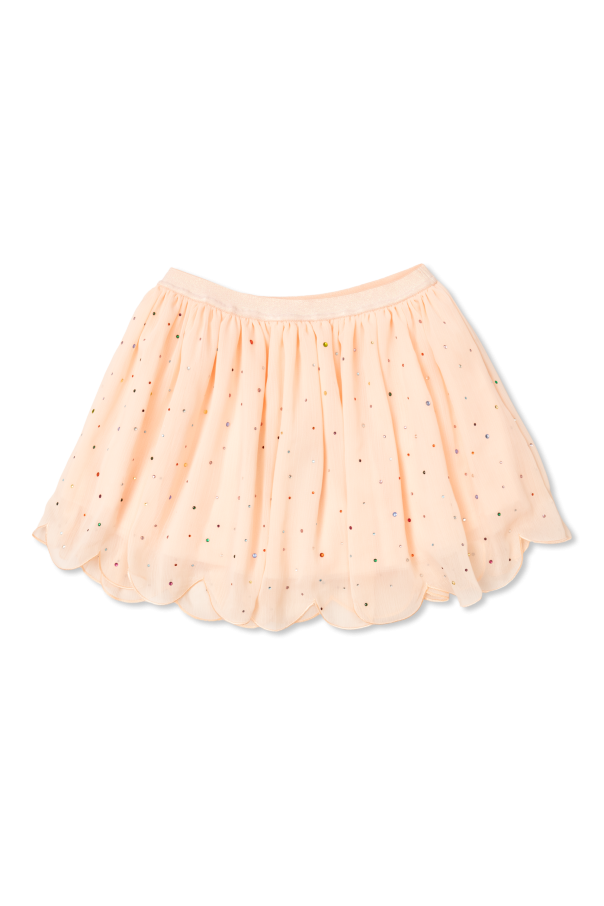 Stella McCartney Kids Skirt with sparkling crystals
