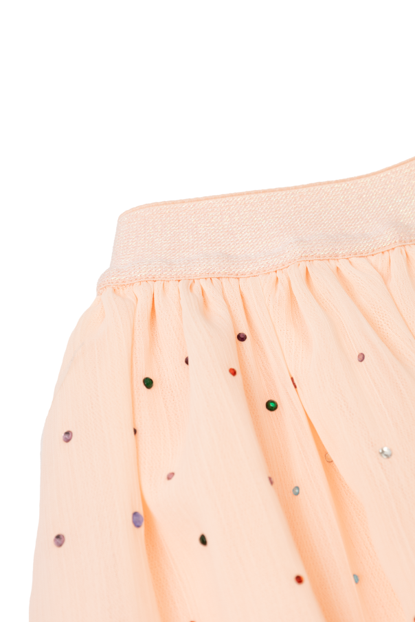 Stella McCartney Kids Skirt with sparkling crystals