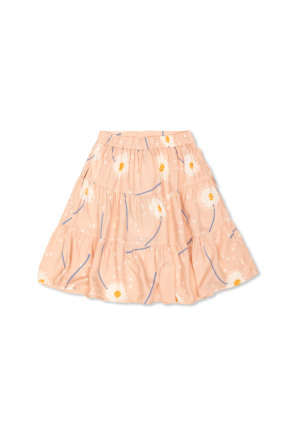 Skirt with floral pattern