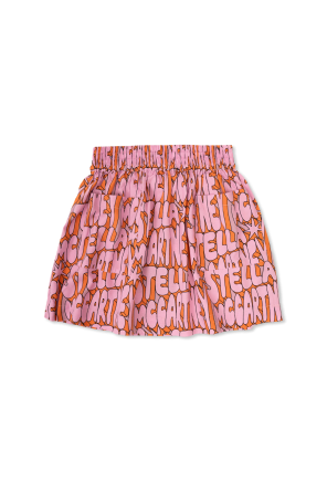 Skirt with logo