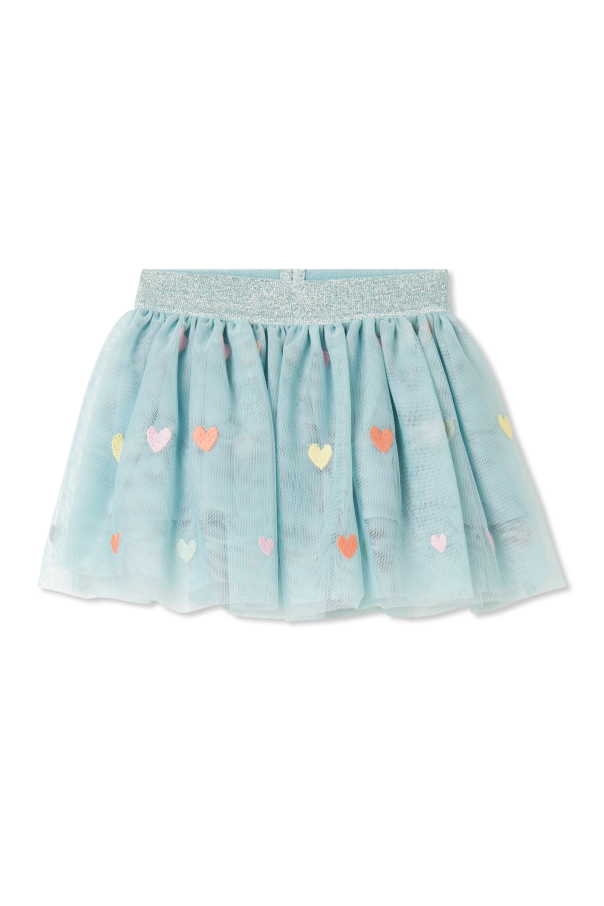 Tulle skirt with heart motif od Stella McCartney Kids
