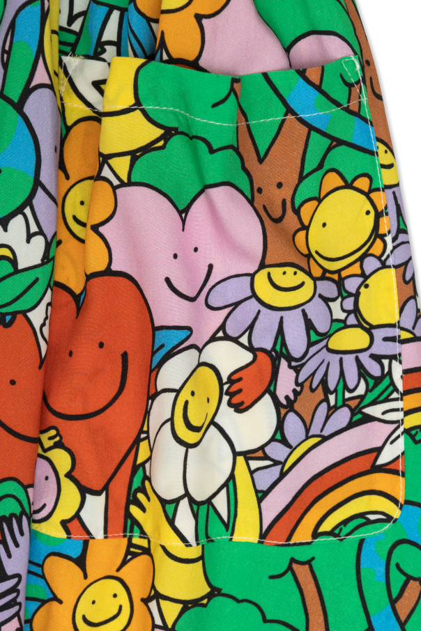 Stella McCartney Kids Falda estampada