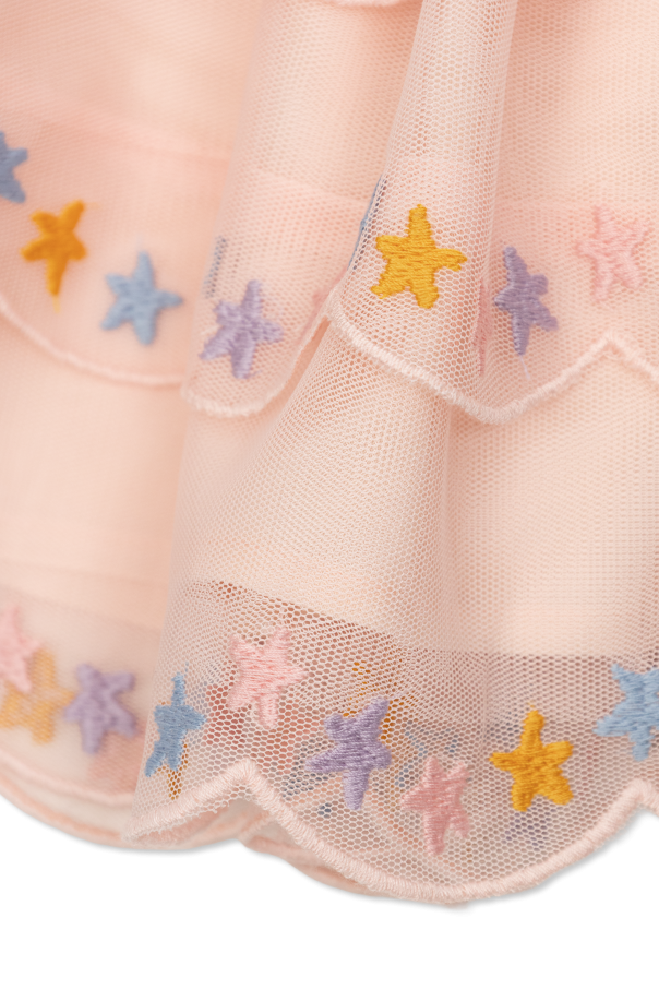 Stella McCartney Kids Falda con volantes