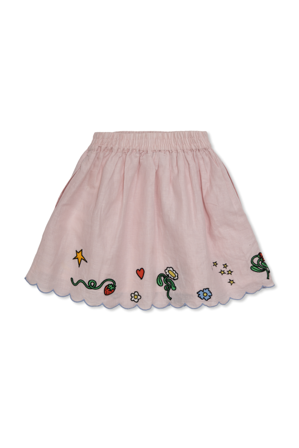 Stella McCartney Kids Spódnica z naszywkami