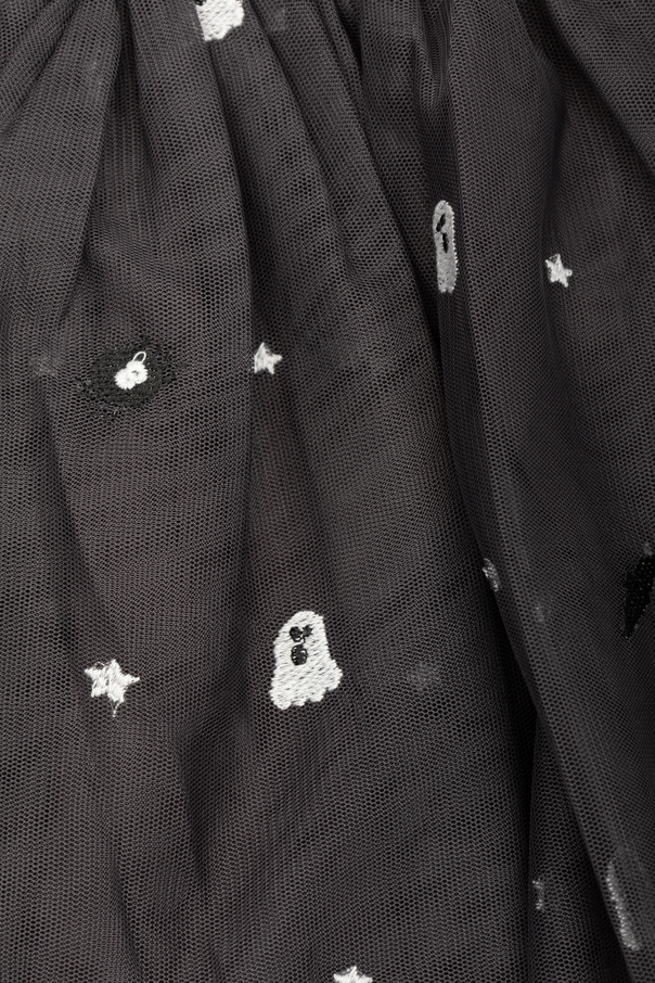Stella McCartney Kids Tüllrock mit Stickerei