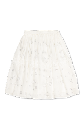 Skirt with shimmering sequins