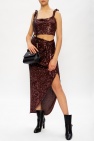 Balmain Asymmetric skirt with sequins
