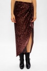 Balmain Asymmetric skirt with sequins
