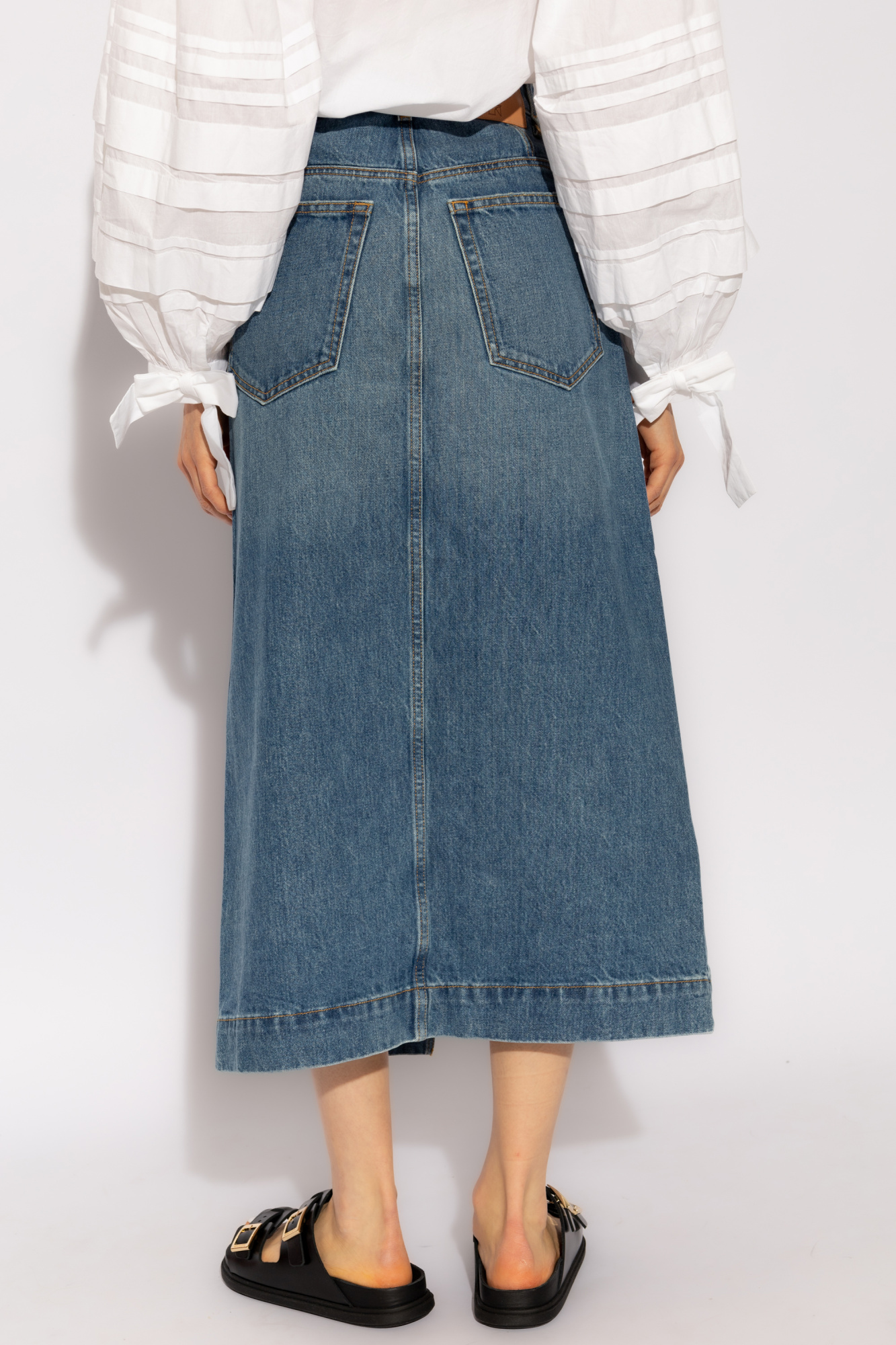 Ulla Johnson Denim Skirt 'Bea'