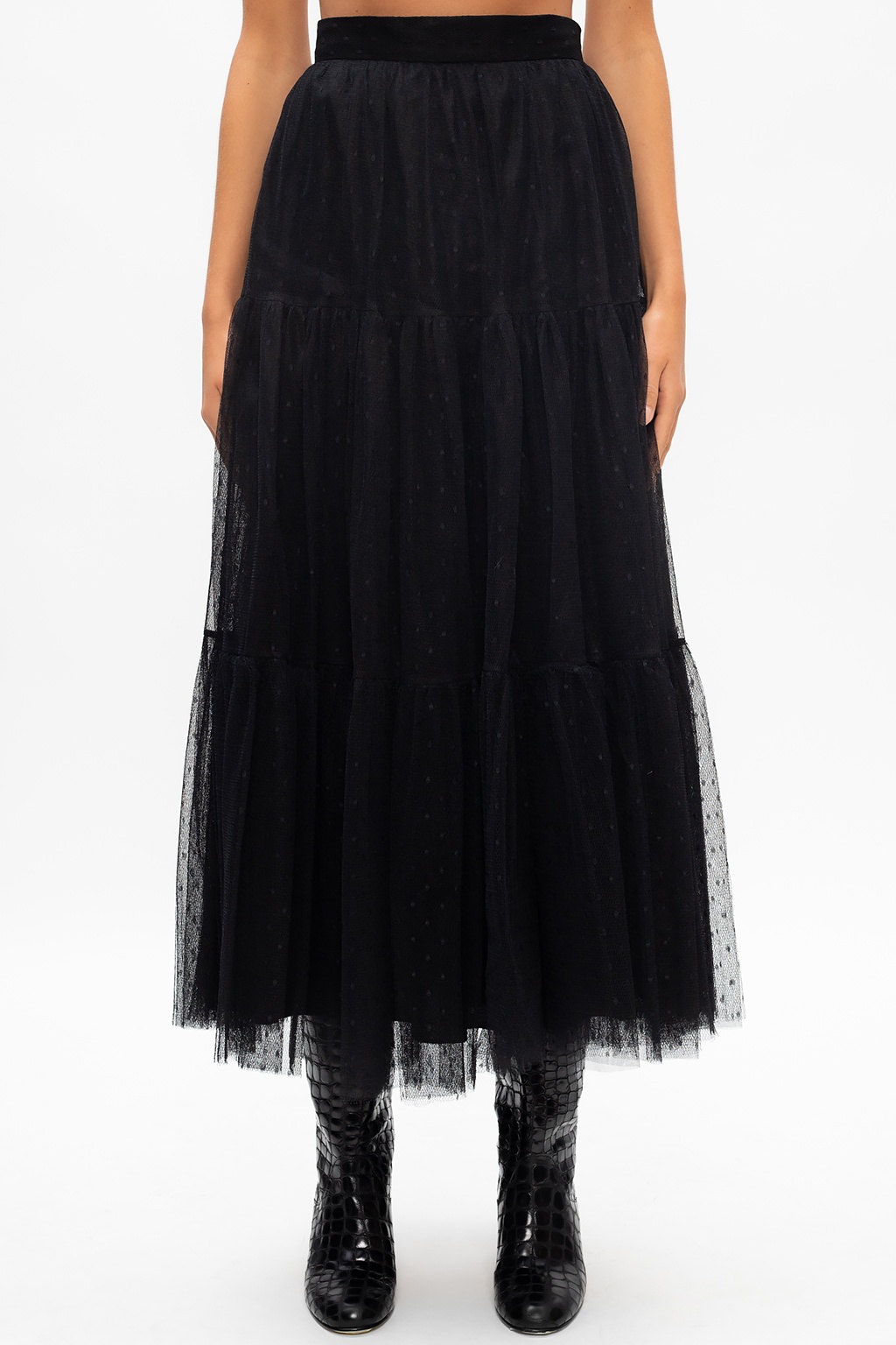 red valentino tulle skirt