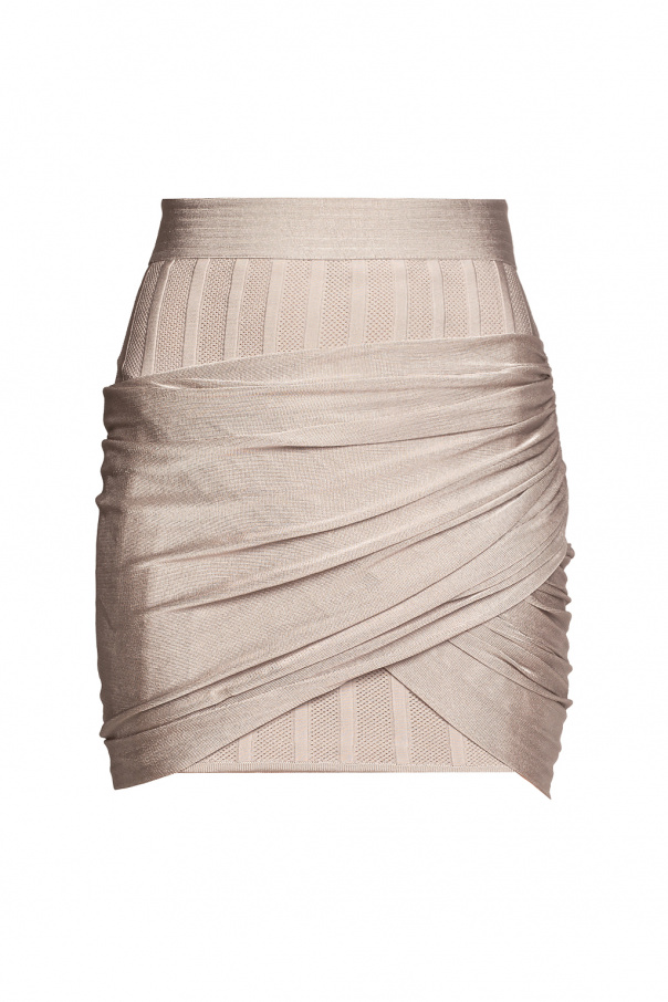 Balmain Gathered skirt