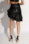 Balmain Asymmetrical ruffled skirt