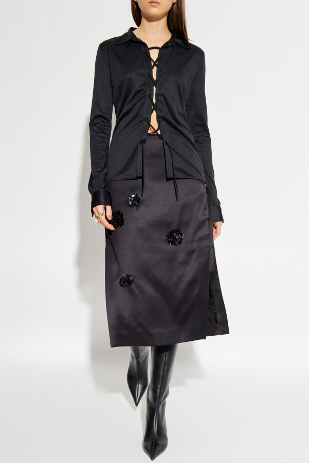 Casablanca Spódnica z aplikacjami