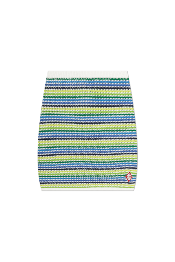 Skirt with logo patch od Casablanca