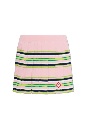 Short pleated skirt