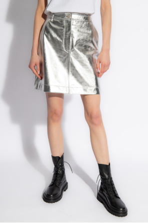 PS Paul Smith Leather skirt