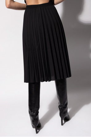 VETEMENTS Pleated skirt with logo