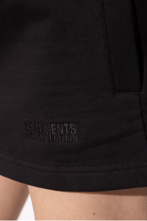 VETEMENTS Short skirt with logo