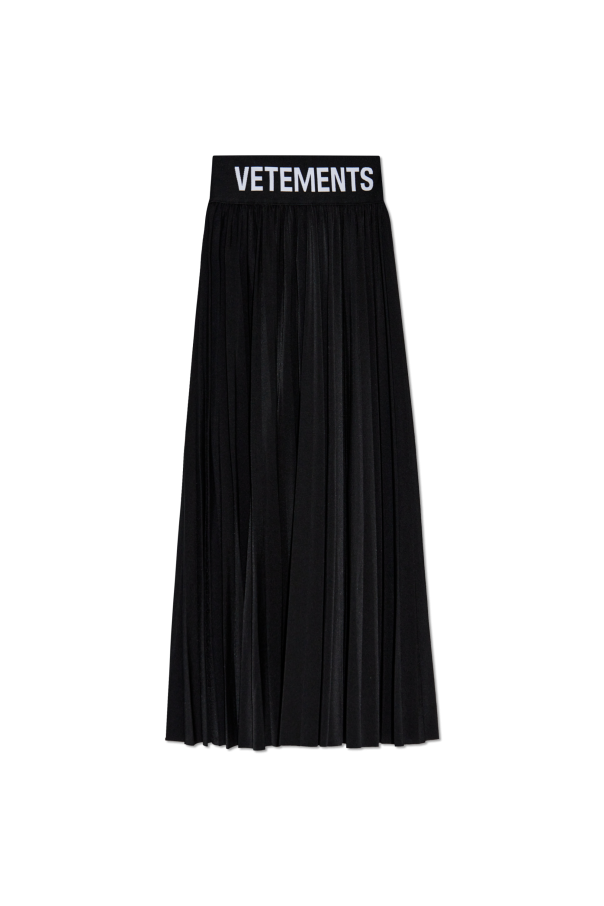 VETEMENTS Plisowana spódnica